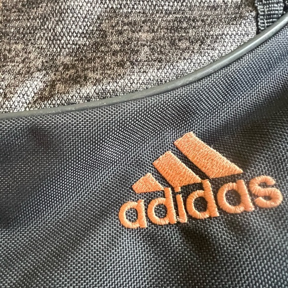 Adidas Gray and gold drawstring Backpack  like new ! - Picture 2 of 5